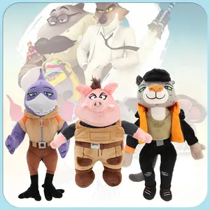 New The Bad Guys 2 Doom Plush Toys Movie Merchandise Bird Girl Doom Pigtail Cat Pig Dolls Fans Kids Birthday Halloween Gifts