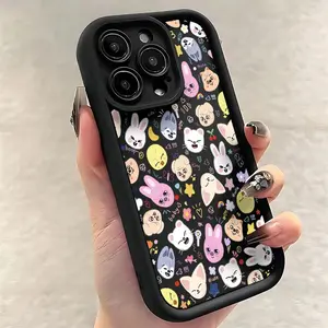 Fashion Strays Cute Youngsters Mobile Phone Case for iPhone 17 16 15 14 13 12 11 Pro Max Mini XR XS X 7 Plus & Samsung Galaxy S25 Ultra S24 S23 S22 S21 Plus Anti-Fall Soft TPU Back Cover