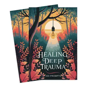 Healing Deep Trauma Guided Journal, 200 Prompts for Emotional Healing & Self-Reflection, Therapeutic Writing Notebook for Personal Growth