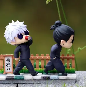 Anime Jujutsu Kaisen Figure Satoru Gojo Geto Suguru Action Figures mini edition pvc Gk Statue Model Doll Toys Collection Gift does not include base