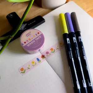 Flowers of the Island  - ACNH Inspired Washi Tape for Journaling