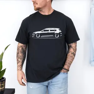 Graphic Car T-shirt Volkswagen Golf, Gift For Him, Unisex Shirt