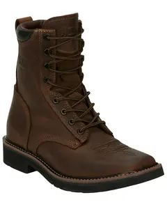 Justin Men's Men'S Stampede Lace-Up Work Boot Soft Toe - Se681