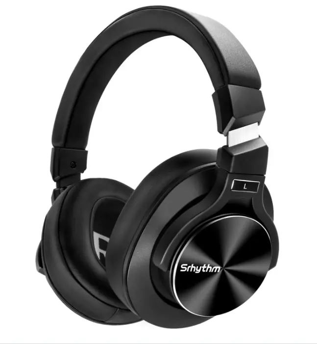 Srhythm NC75 Pro Noise Cancelling Headphones Bluetooth V5.3 Wireless,40 Hours Playtime Headsets Over Ear with Microphones&Fast Charge for TV/PC/Cell Phone