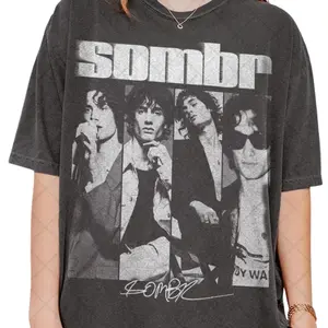 Retro 90's Sombr T-Shirt, Sombr World Tour Music Fan Bootleg Tee T-Shirt, Gift For Women and Man