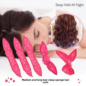 Curling Wand Hair Roller No Damage Bangs Waves Sleep In Styler for Medium & Long Hair Sponge Curls Sleep Well All Night China