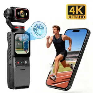 Portable Sports Action Camera - 4K Ultra HD with Touch Screen, 180° Adjustable Lens, WiFi Connectivity for Instant Sharing, EIS for Steady Footage, Suitable for Skateboarding, Climbing, and Adventure Vlogging.