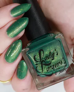 Alligator Tears – Green Jelly Flake Polish