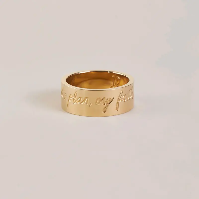 God’s Plan, My Faith Ring