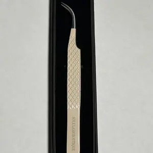 Professional Curved Isolation Tweezer