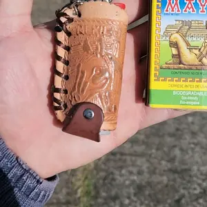 Leather  Keychain Case