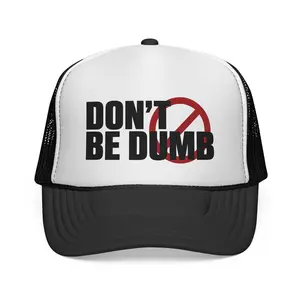 Don’t Be Dumb Trucker Cap, ASAP Album Snapback Mesh Hat, Hip Hop Streetwear Trucker Hat, Adjustable Casual Cap Gift for Fans