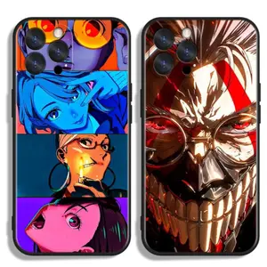 Hpt Anime Dandadan Phone Cases For iPhone 17 16 15 14 13 12 11 Promax Pro Max Plus Air Black Soft TPU Shockproof Protective Cover Best Gifts of Christmas Halloween Birthday Valentine