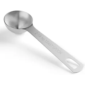 1 count Yeast Measuring Spoon, Stainless Steel 2-1/4 Teaspoons, 2.25tsp, 0.25 Ounces
