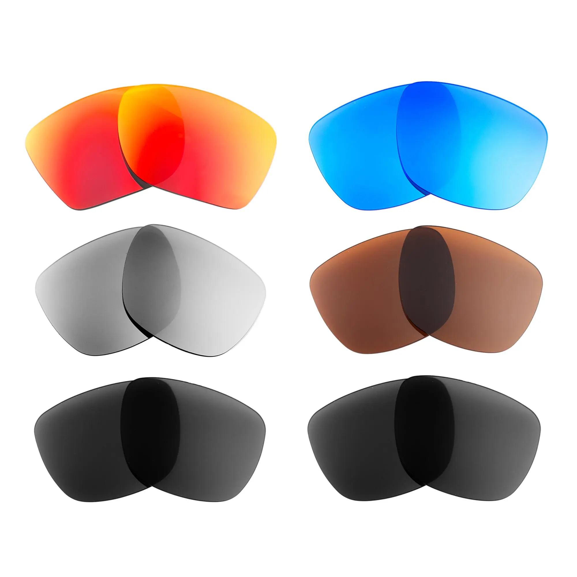Walleva Replacement Lenses for Gucci GG0010S