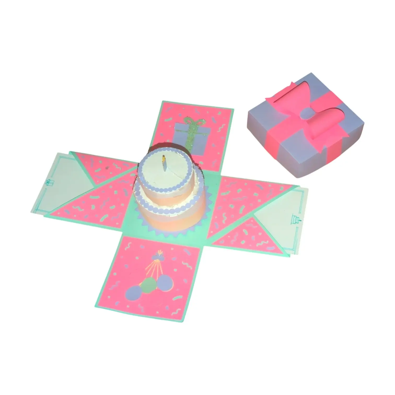 Handmade Birthday Explosion Box--Personalized Birthday Gift