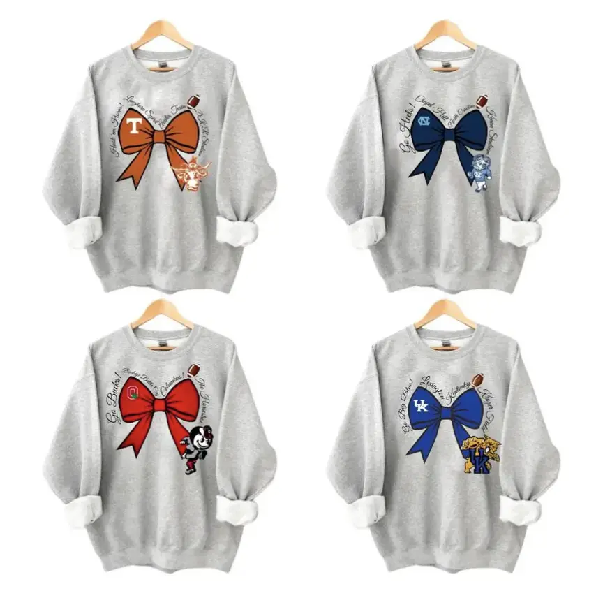 Vintage Varsity Sweatshirt, Retro Game Day Crewneck, Classic Unisex Sports Fan Pullover, Cozy Athletic Graphic Sweatshirt, Full Color Top Womenswear