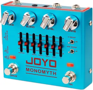 JOYO Bass Guitar Pedals Overdrive Amp Simulator Effect Pedal EQ Noise Reduction