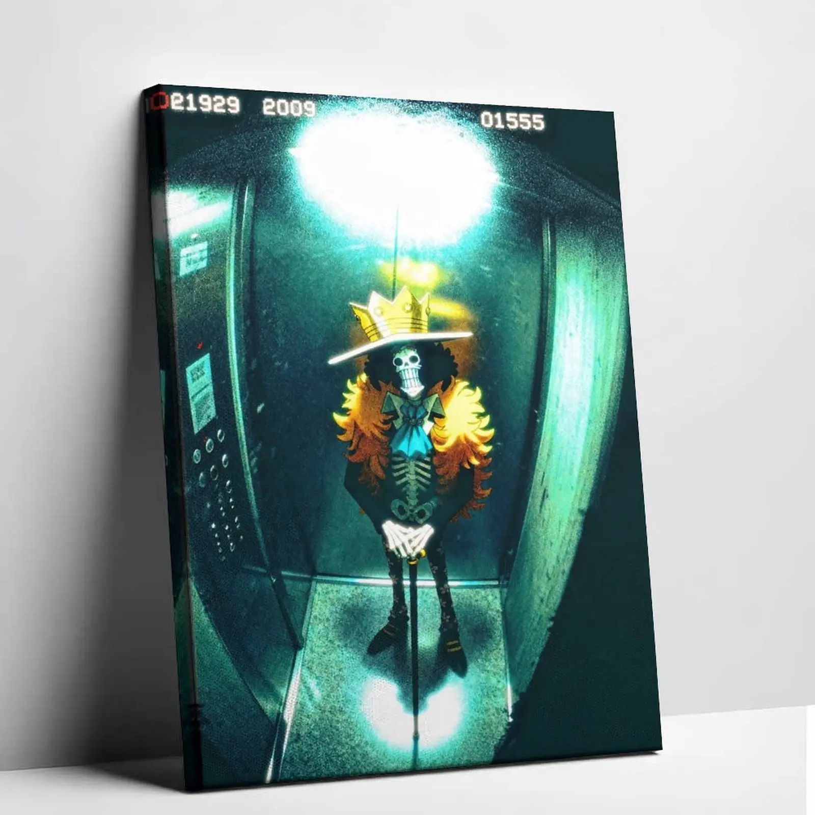 Brook Soul King Canvas Wall Art - Aesthetic Anime Poster for Bedroom & Living Room Decor