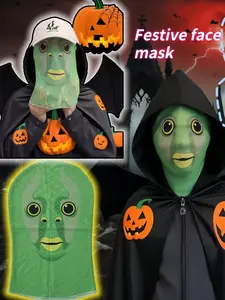 Funny Party Cosplay Masks, 3D Digital Print, Clear Image, Holiday Fun, Realistic Full Face Halloween Carnival Costume Accessories