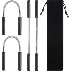 4 Pieces Facial Hair Remover Spring Eyebrow Face Epilator Coil Portable Hair Remover Spring Threading Tool for Women Chin Cheek Mustache Upper Lip