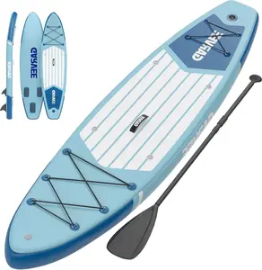 Inflatable Stand Up Paddle Board, 10'6"/11" Paddle Boards with Premium Accessories, Non-Slip EVA Deck, Ultra-Light Carry Bag Pump, SUP for Youth & Adults of All Skill Levels