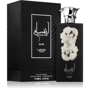 Lattafa Ansaam Silver Eau De Parfum For Men High Quality Fragrance Musk Fragrance