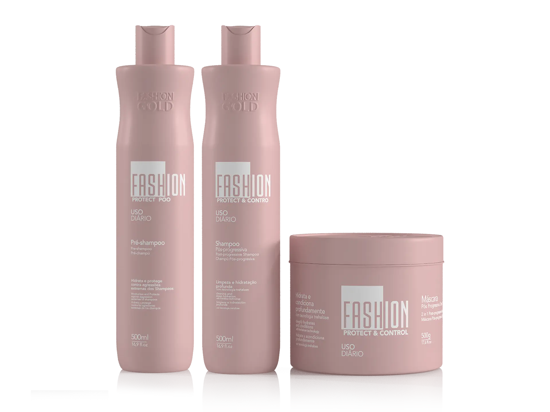 Kit PROTECT & CONTROL Post Progressive + PROTECT POO - Pre-Shampoo 500ml/16.9fl oz