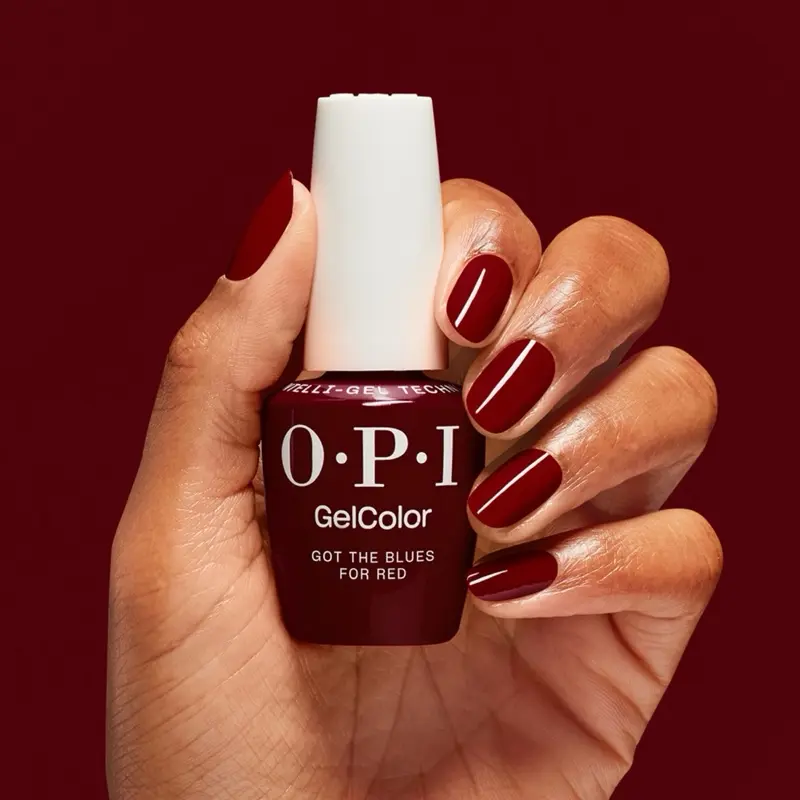 OPI GelColor - Got the Blues for Red W52 0.5 oz gel nail care nail art