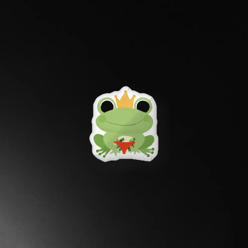 Stripper Frog Custom-shaped pillow