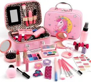 Washable Kids Makeup Girl Toys - Real Make Up Set for Toddler Little Girls Princess, Christmas Birthday Gift for Girls tiktokshopspringglowup,summervibes
