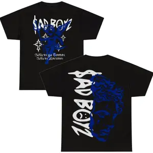 Sad Boyz Junior H Graphic Tshirt, Vintage Hip Hop Rap Shirt, Junior H shirt, Junior H Merch, Unisex Tee, Gift For Fan, Top Womenswear, Top Menswear, Full Colors, For Men, For Women