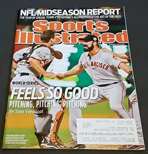 USED-San Francisco Giants Win 2010 World Series-First Giant's World Series Victory in 56 Years-Sports Illustrated November 8, 2010 by November 8 San Francisco Giants Win 2010 World Series-First Giant's World Series Victory in 56 Years (Paperback)