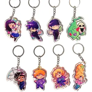 8 Ops Mob Psycho Acrylic Keychains, Cutest Design Anime Bag Charm Gifts
