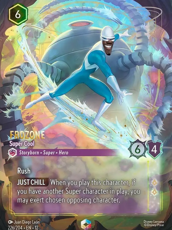 Disney Lorcana FROZONE Super Cool (Enchanted) Set 12- Wilds Unknown