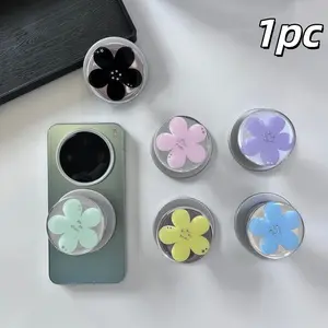 Creative Rhinestone Flower Mirror Airbag Phone Holder - Magnetic Extendable Stand - Everyday Desktop Support Stand - Exquisite and Practical