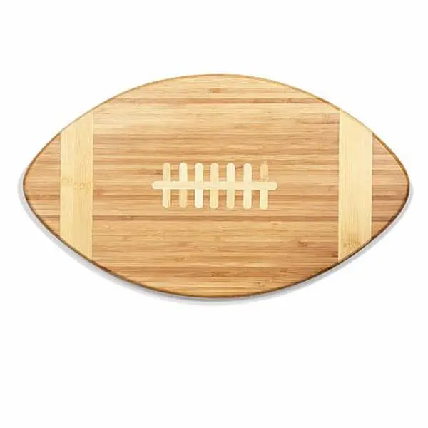Picnic Time Touchdown! Football Cutting Board & Serving Tray, Bamboo Picnic Time Touchdown! Football Cutting Board & Serving Tray, Bamboo