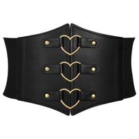 Gold Heart Black