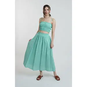 Miss Maui Poplin Skirt Set