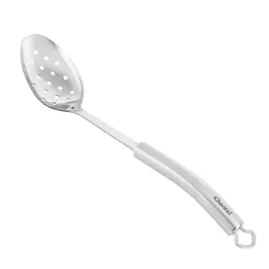 Durable and Lightweight Perforated Stainless Steel Spoon for Kitchen Use