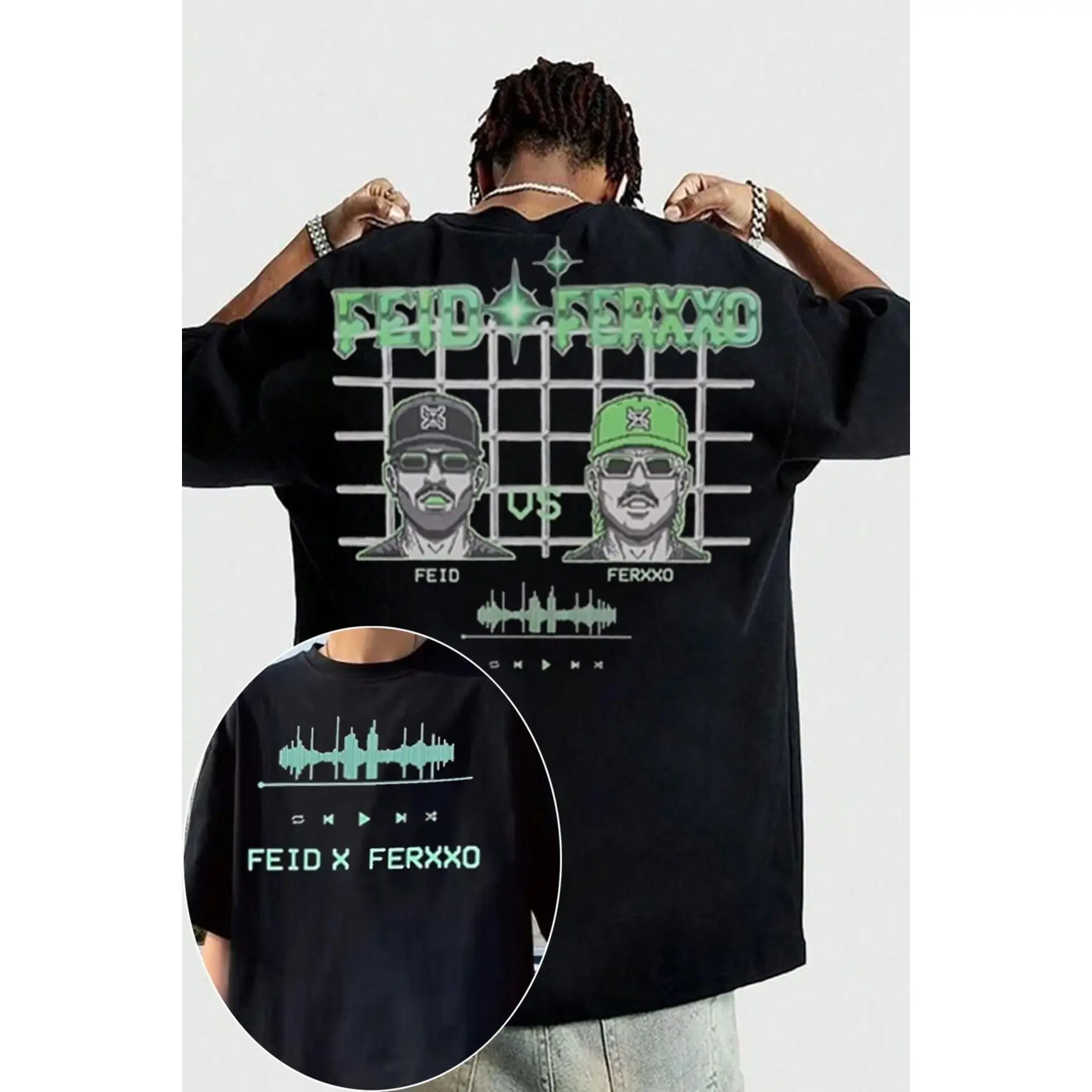 Feidddd x Ferxxoo Shirt, Latin Reggaeton Music Tee, Urban Fan Outfit , For Men And Women