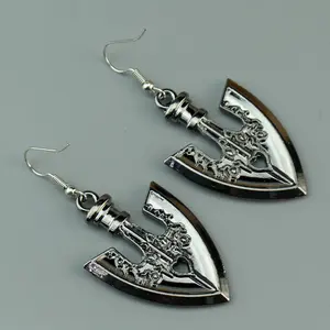Anime JoJos Bizarre Adventure Earrings Kakyoin Noriaki Arrow Pendant Earrings For Women Men Cartoon Cosplay Jewelry Gifts