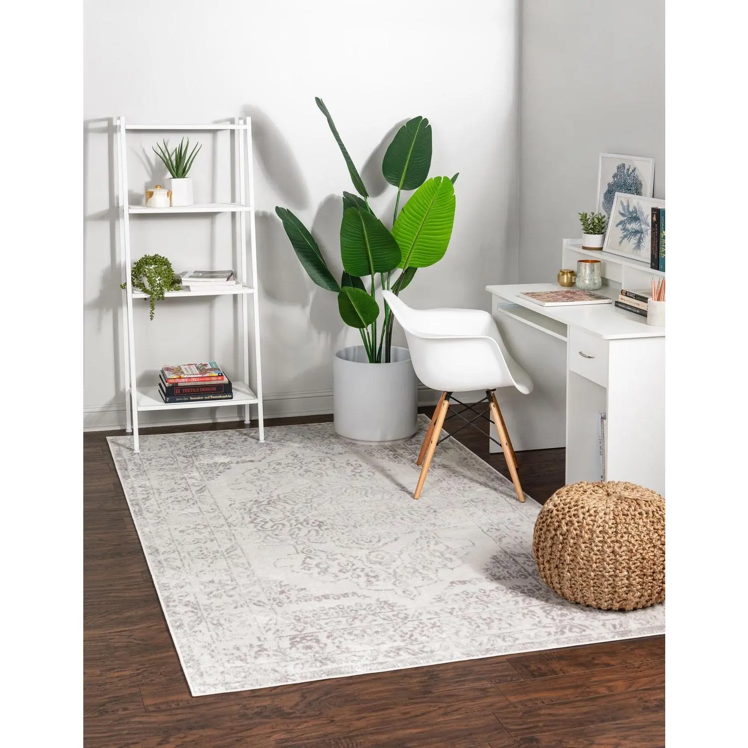 Ivory Oxford Rug