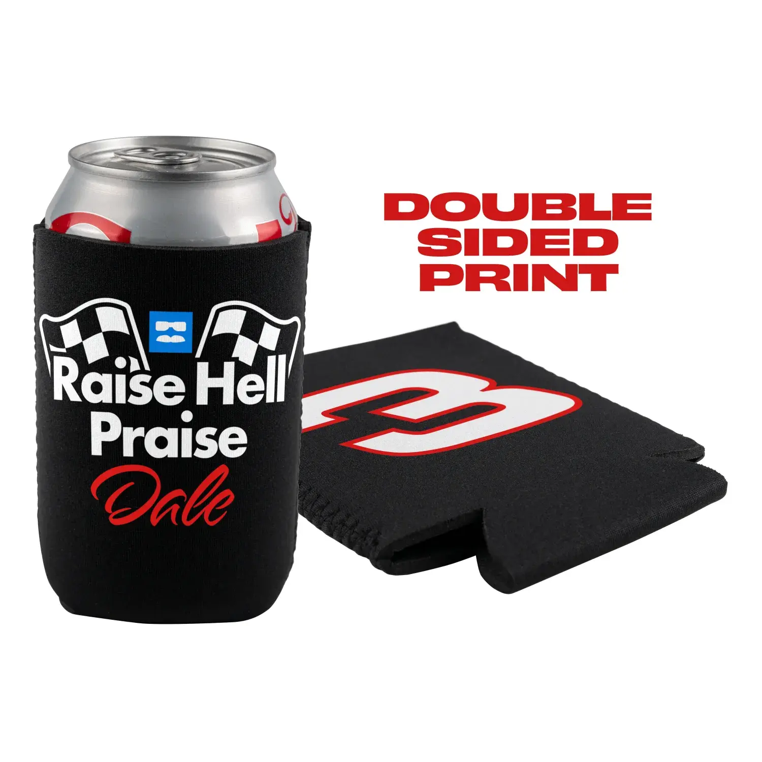Raise Hell Praise Dale Retro 90s Racing Insulated Can Cooler