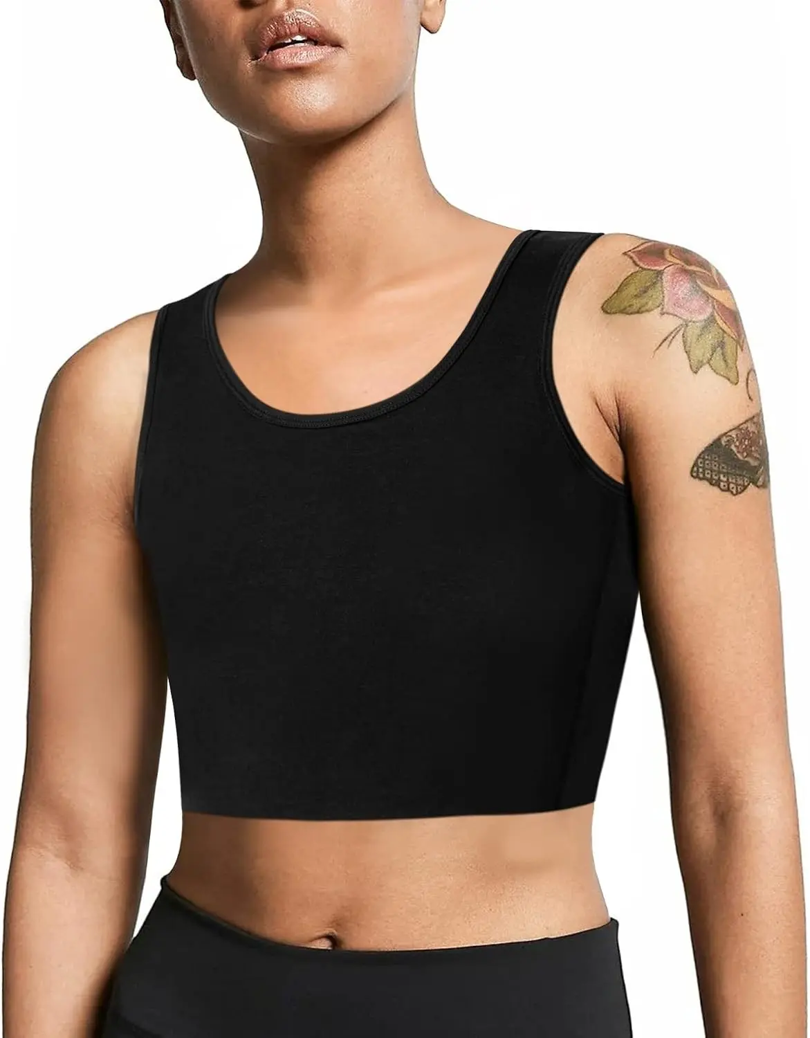 Chest Binder for Transgender FTM LGBT Tomboy Tops Women Breathable Binder Bra Tank Tops Elastic