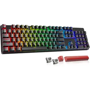 K671KS  Mechanical Gaming Keyboard, Tri Mode BT/2.4G/USB-C Hot Swappable Custom Keyboard, RGB Backlit  Gaming Keyboards, PBT Keycaps, Programmable for PC/Tablet/