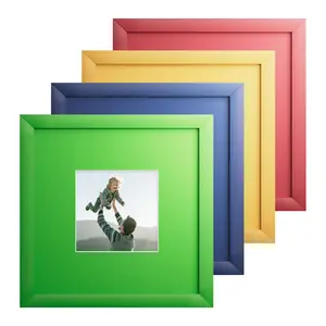 Colorful Wall and Desktop Picture Frame, Fashion Decorative Art Frame, Blue Colors, Graduation Wedding Gift