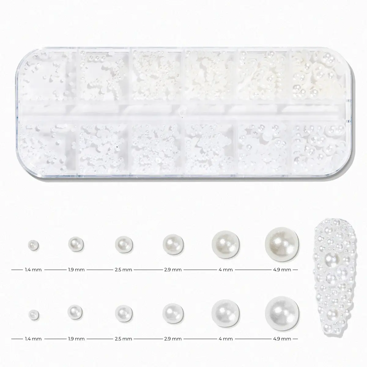 Nail Art Assorted Designs (12 pcs) - 46
