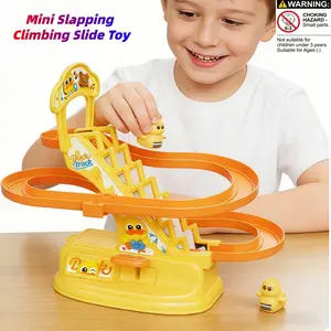 Children Animal Climbing Toy, Fun Roller Coaster Toy, Press-And-Go Transport, Self-Storing, No Batteries Needed, Perfect Gift for Boys & Girls, Thrilling