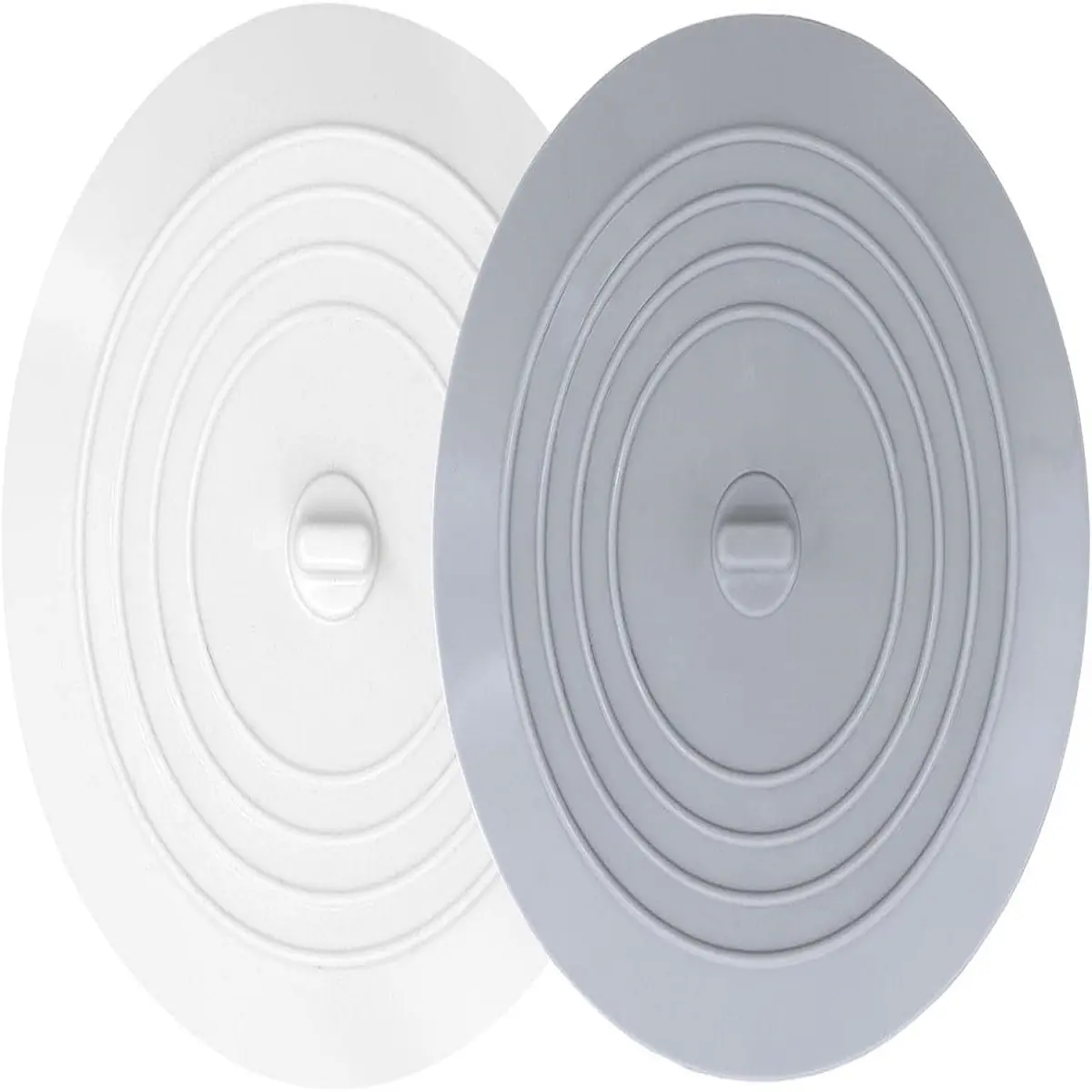 Tub Stopper 2 Pack, Bathtub Drain Stopper, 6 inches Large Silicone Drain Plug, Bathroom Bath Tub Drain Hair Stopper